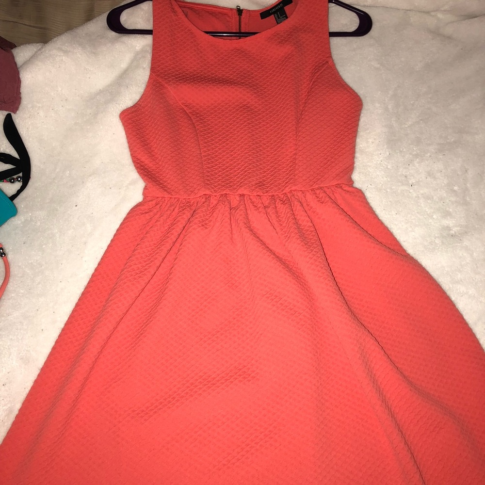 Dark peach dress!